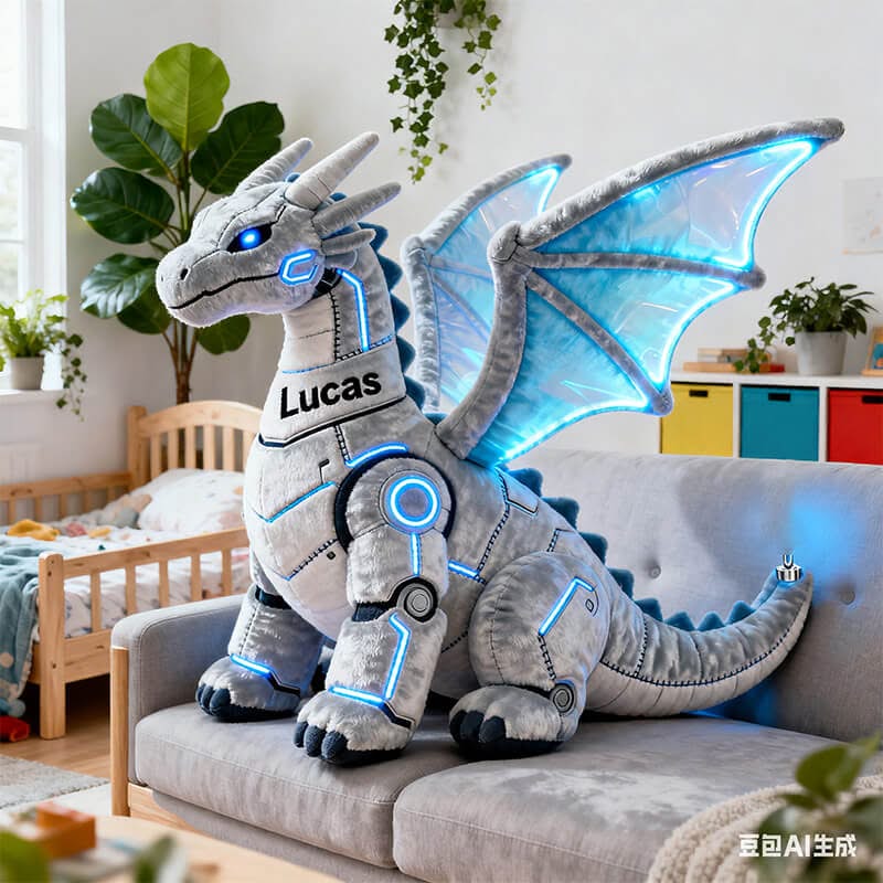 Personalized Technology Dragon Shaped Pillow Unique Gifts For Friends - Tradiviet