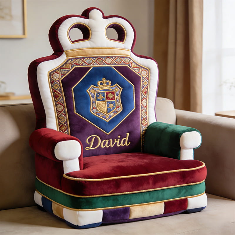 Personalized Throne Shaped Pillow Mothers Day Gifts For Grandmas - Tradiviet