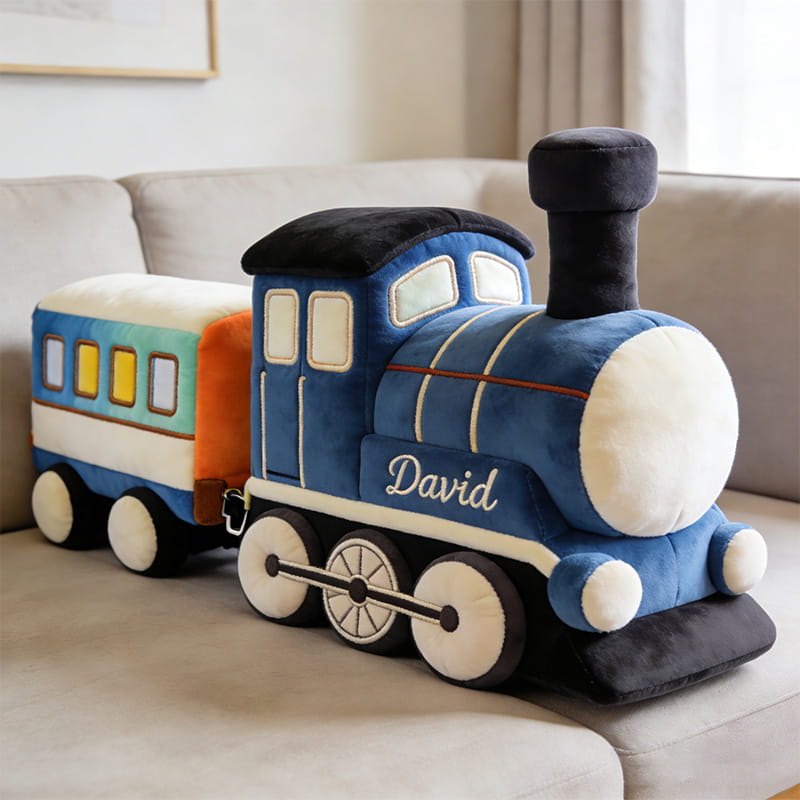 Personalized Train Shaped Pillow Mothers Day Gifts For Wife From Husband - Tradiviet