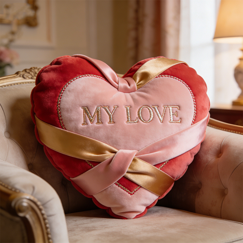 Personalized Valentines Day Shaped Pillow Mothers Day Gifts For Wife - Tradiviet