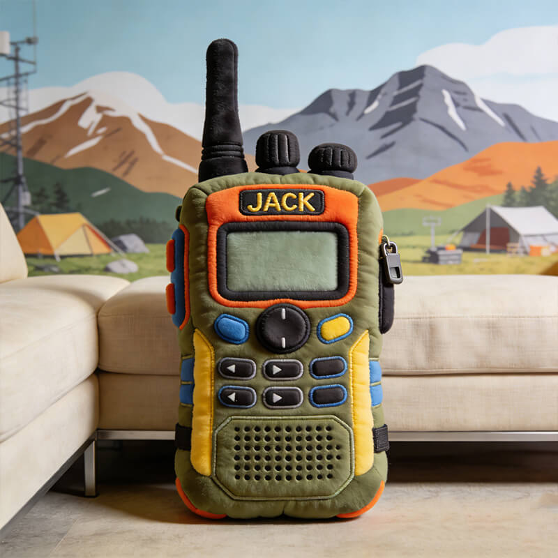Personalized Walkie Talkie Shaped Pillow Fathers Day Present Ideas - Tradiviet