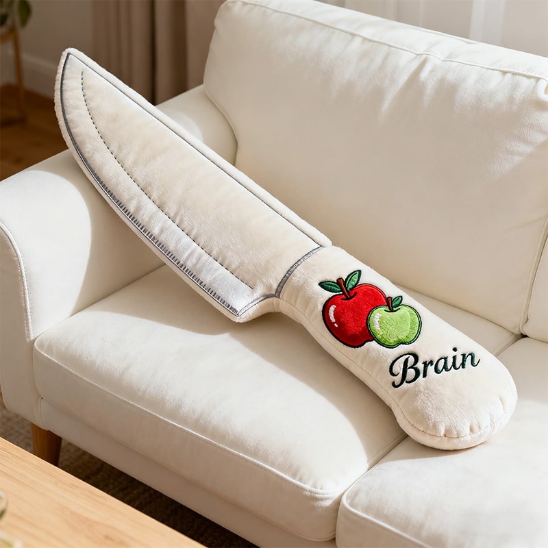 Personalized Western Knife Shape Pillow Sofa Decor Gift For Brothers - Tradiviet