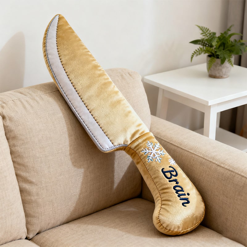 Personalized Western Knife Shape Pillow Sofa Decor Gift For Husband - Tradiviet