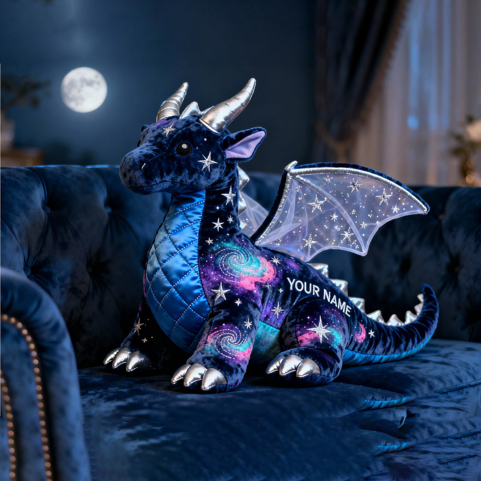 Personalized Winged Dragon Shaped Pillow Dragon Lover Decor Gift for Men - Tradiviet