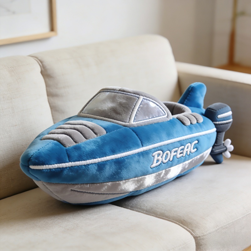 Personalized Yacht Pillow Toy Boat Nautical Stuffed Boat Plush Gift For Son - Tradiviet