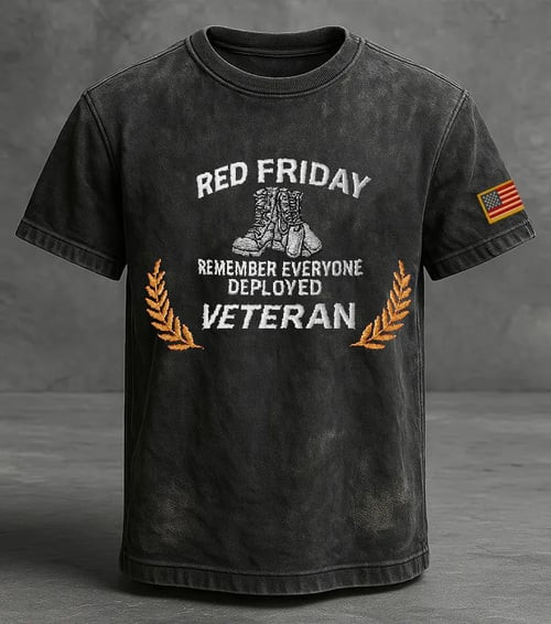 Red Friday T-Shirt Remember Everyone Deployed Memorial Day Apparel Gifts Ideas - Tradiviet