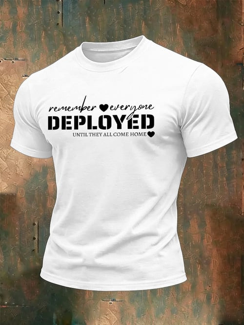 Remember Everyone Deployed T-Shirt Until They All Come Home Merch Gift Ideas - Tradiviet - Image 3