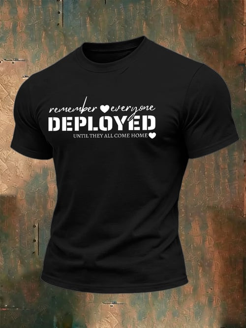 Remember Everyone Deployed T-Shirt Until They All Come Home Merch Gift Ideas - Tradiviet - Image 2