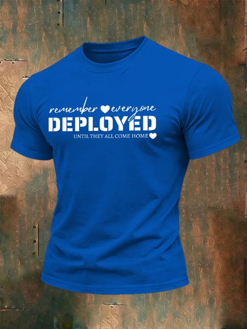 Remember Everyone Deployed T-Shirt Until They All Come Home Merch Gift Ideas - Tradiviet - Image 4