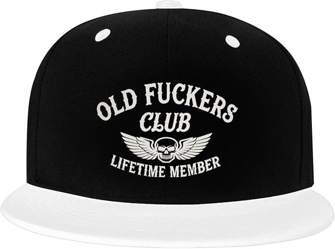 Retro Old Fckers Club Snapback Fashion Hip Hop Lifetime Member Hat Gift For Him - Tradiviet