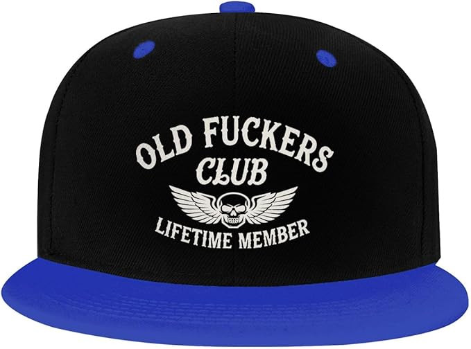 Retro Old Fckers Club Snapback Fashion Hip Hop Lifetime Member Hat Gift For Him - Tradiviet - Image 3