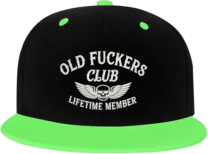 Retro Old Fckers Club Snapback Fashion Hip Hop Lifetime Member Hat Gift For Him - Tradiviet - Image 4