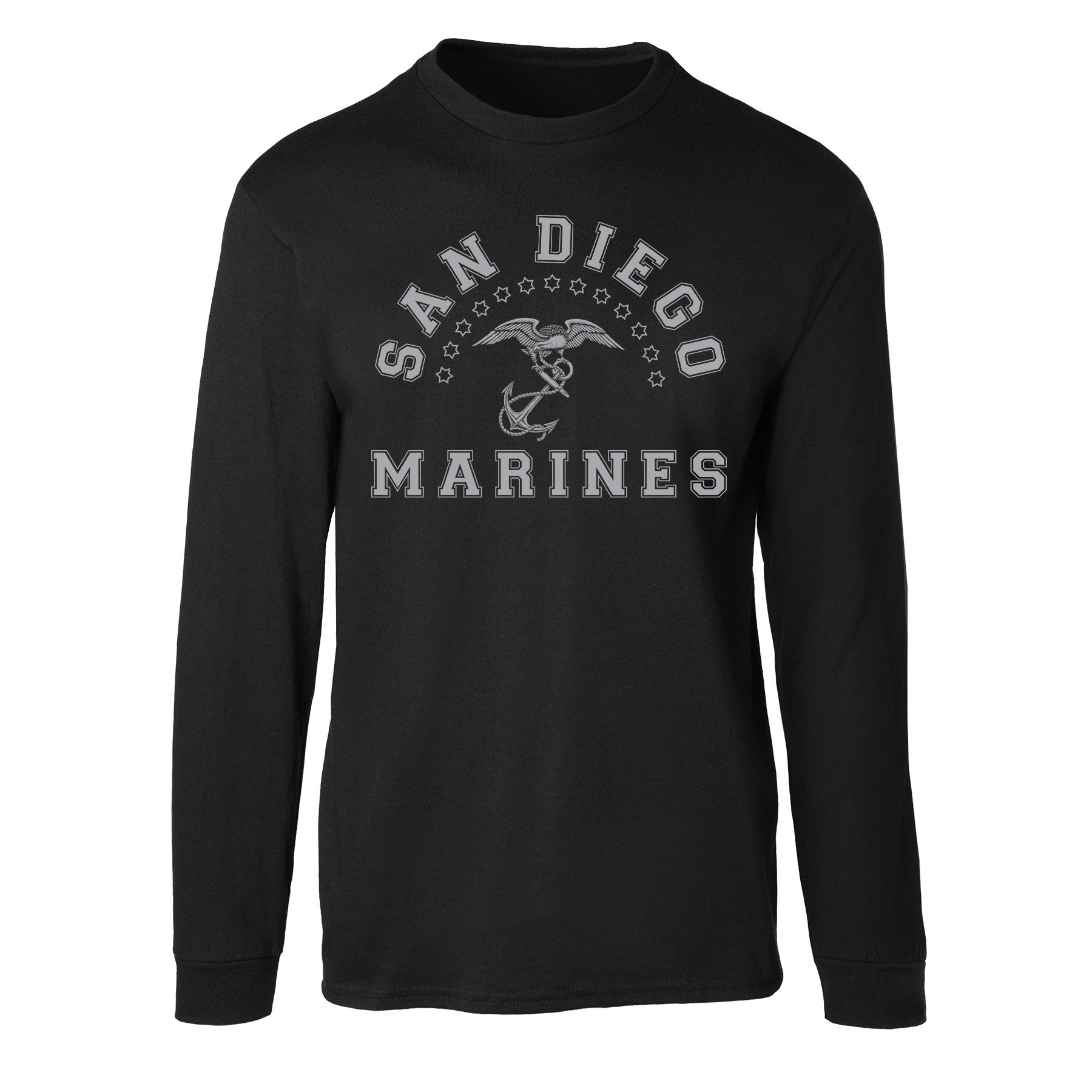 San Diego Marines Long Sleeve Shirt Marine Corps Military Shirt USMC Veteran Apparel - Tradiviet