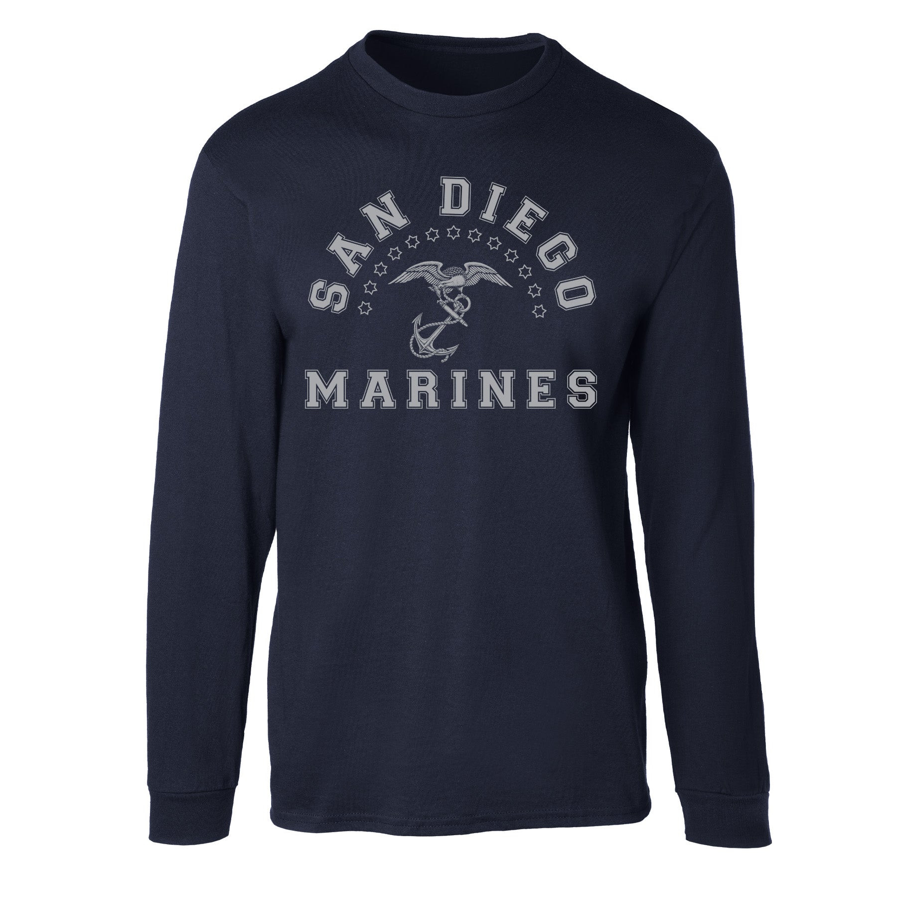 San Diego Marines Long Sleeve Shirt Marine Corps Military Shirt USMC Veteran Apparel - Tradiviet - Image 2