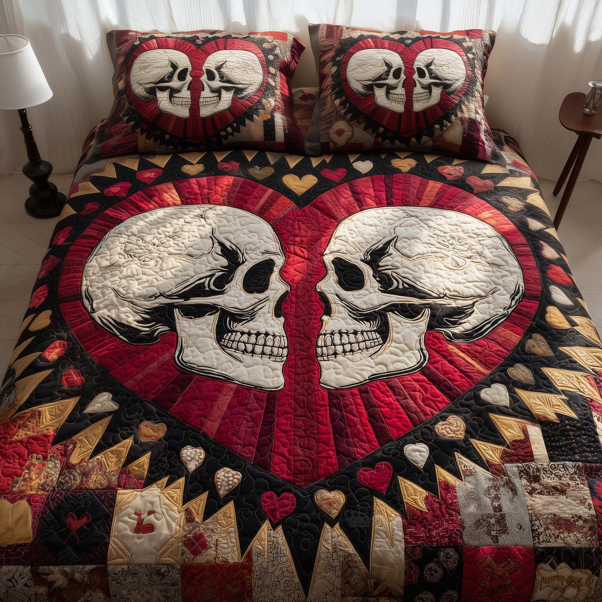 Til Death Do Us Part Quilted Bedding Set Holiday Home Decor Ideas Til Death Do Us Part Gift - Tradiviet