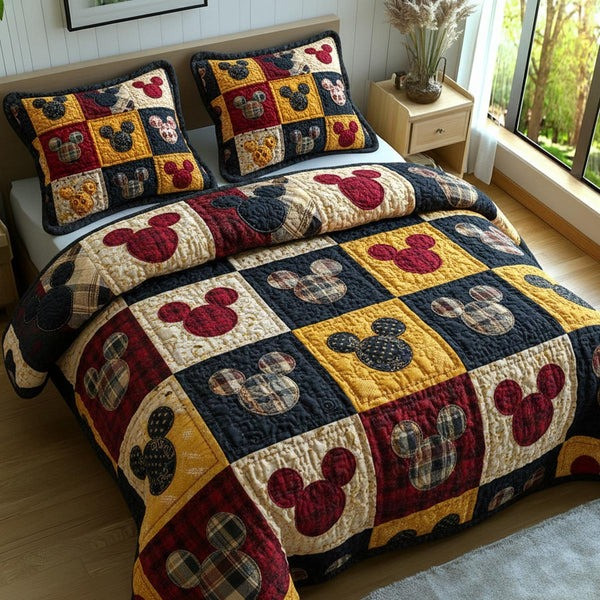 Timeless Charm Quilted Bedding Set Decorative Farmhouse Bedroom Best Gift For Family - Tradiviet
