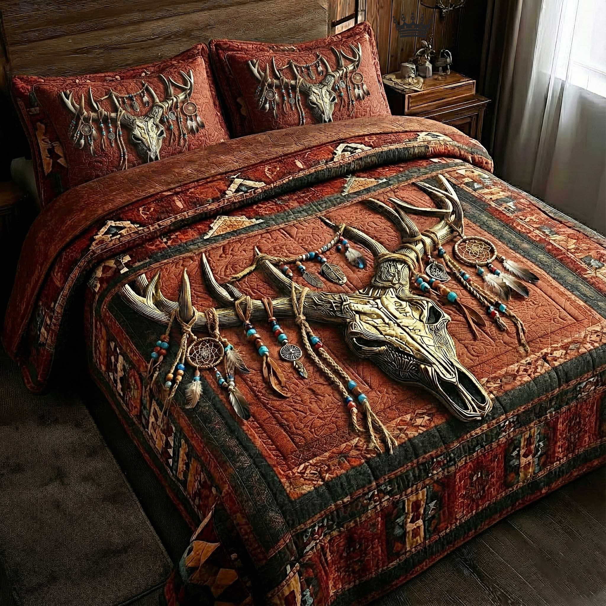 Trailblazer Spirit Quilted Bedding Set Holiday Decorations Perfect Trailblazer Spirit Gift - Tradiviet