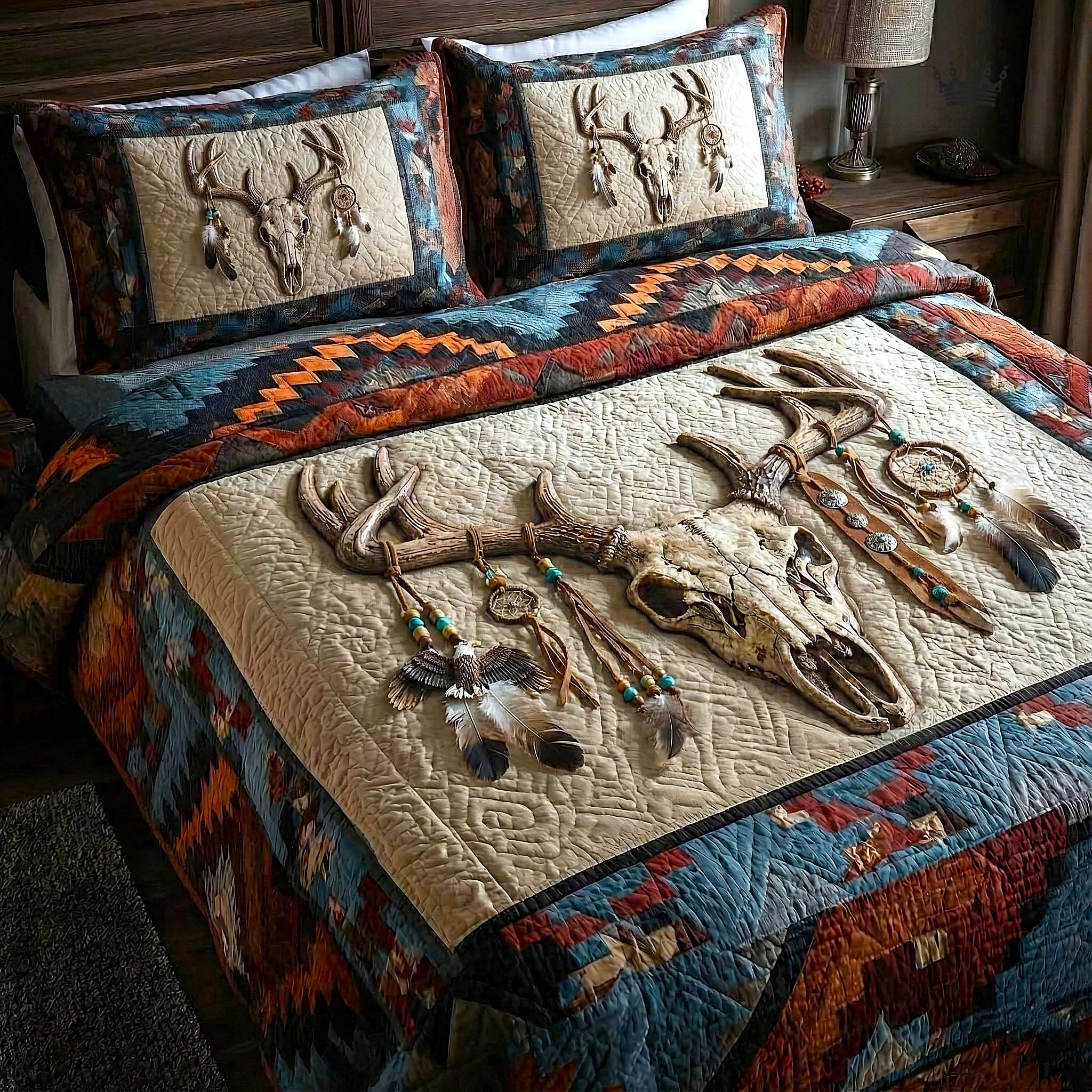 Trailblazer Spirit Quilted Bedding Set Holiday Home Decor Ideas Ideal Gift For Trailblazers - Tradiviet