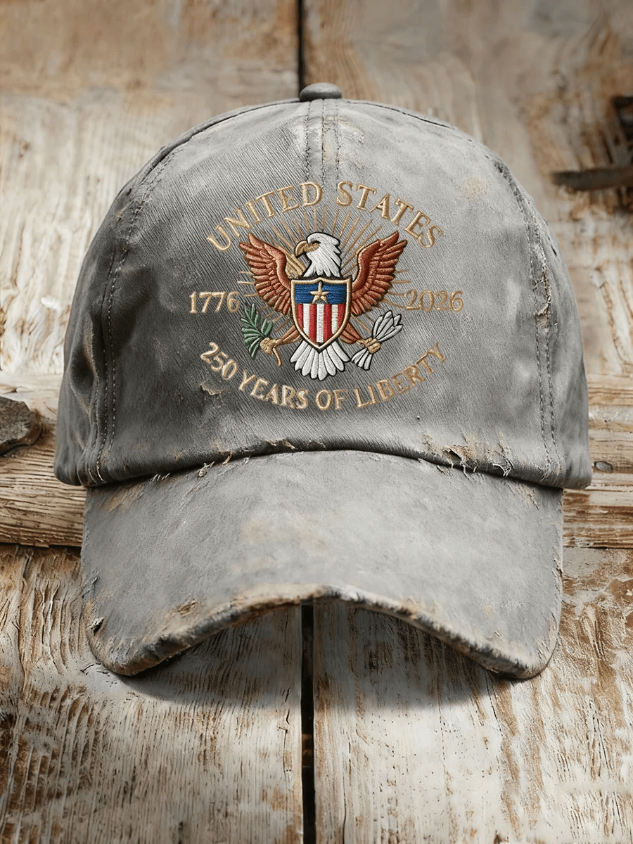 United States 250 Years Of Liberty Hat Patriotic Americans Cap Gift for Him - Tradiviet - Image 5