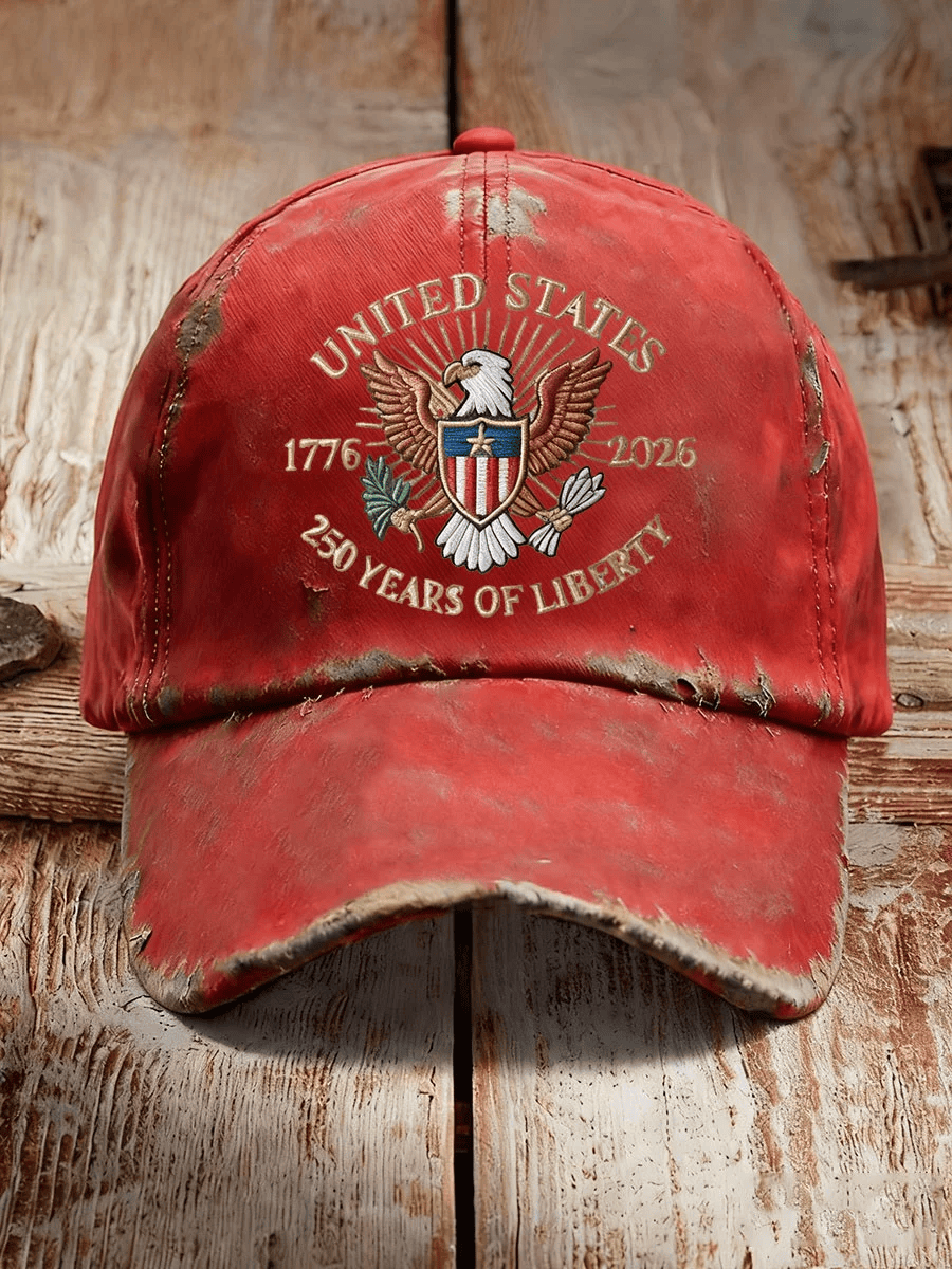 United States 250 Years Of Liberty Hat Patriotic Americans Cap Gift for Him - Tradiviet - Image 4