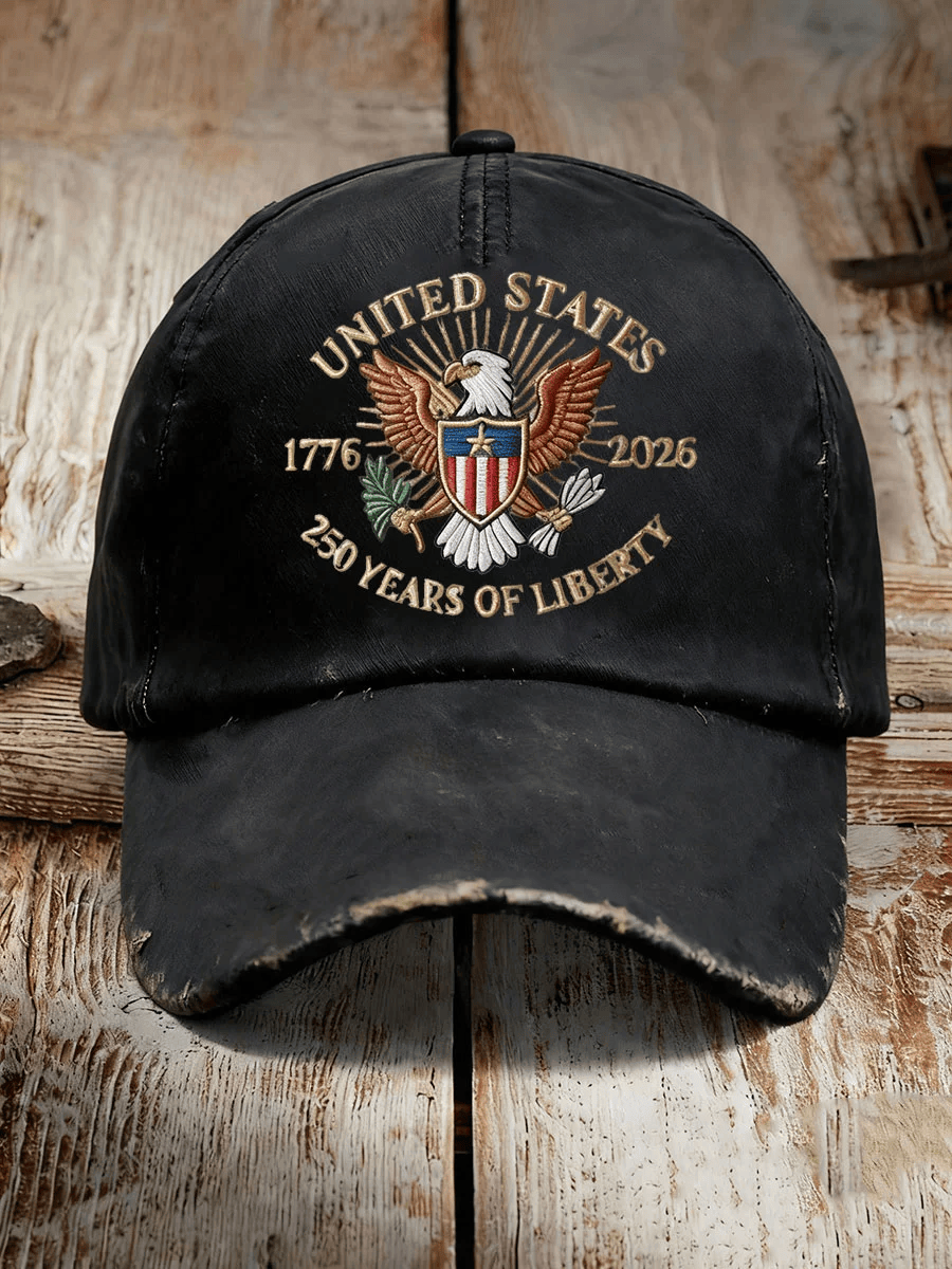 United States 250 Years Of Liberty Hat Patriotic Americans Cap Gift for Him - Tradiviet - Image 2