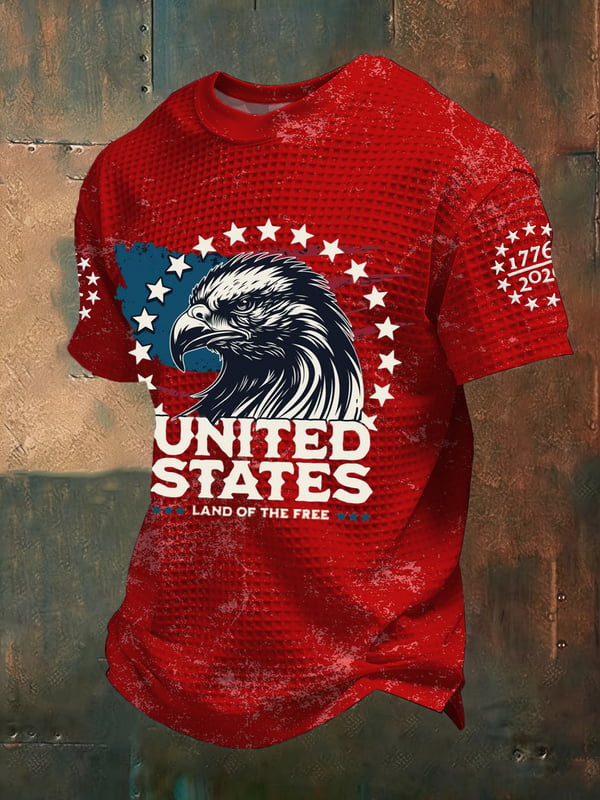 United States Of America T-Shirt Land Of The Free Clothing Gift For Men - Tradiviet - Image 2