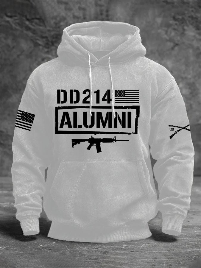 US DD-214 Alumni Flag Veteran Hoodie DD214 Clothing Best Gifts For Proud Veteran - Tradiviet - Image 4