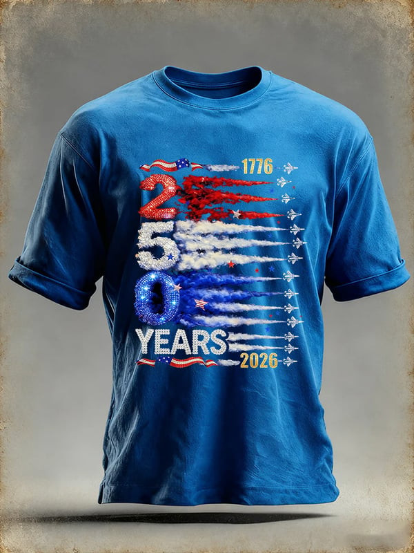 USA 250 Years Of Freedom T-Shirt Independence Day Apparel Patriotic Gifts Ideas - Tradiviet - Image 4