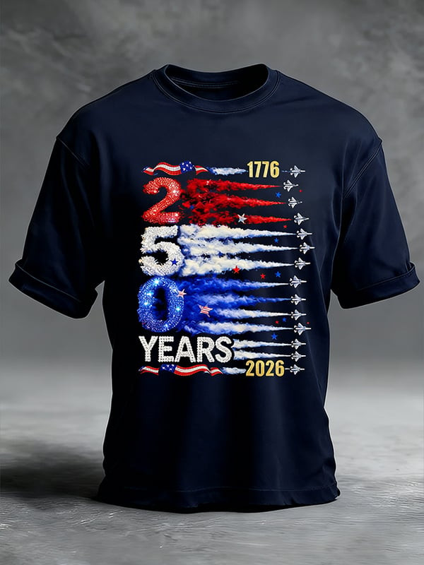 USA 250 Years Of Freedom T-Shirt Independence Day Apparel Patriotic Gifts Ideas - Tradiviet