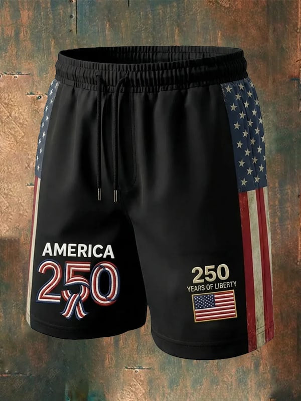 USA 250 Years Of Liberty T-Shirt & Short Independence Day Apparel 4Th Of July Clothes - Tradiviet - Image 2
