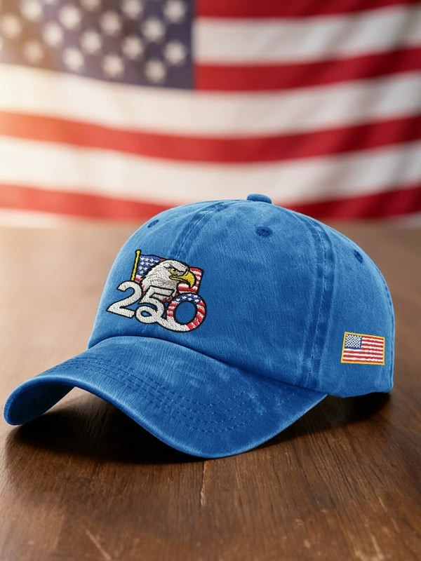 USA 250th Anniversary Eagle Baseball Cap Patriotic America 1776-2026 Merch Gifts For Him - Tradiviet - Image 5