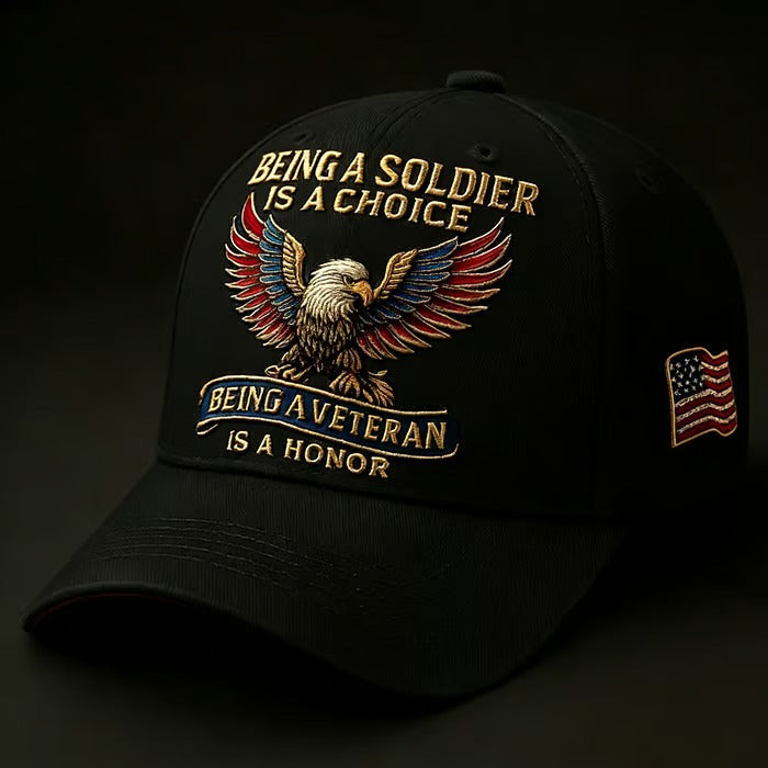 USA 250th Anniversary Hat Being A Soldier Is A Choice Cap Patriotic Gift - Tradiviet