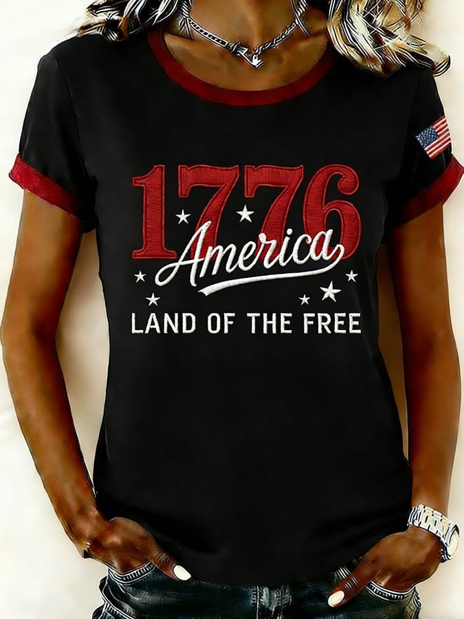 USA 250th Anniversary Merch Shirt Land of the Free Apparel Fourth of July Gift - Tradiviet