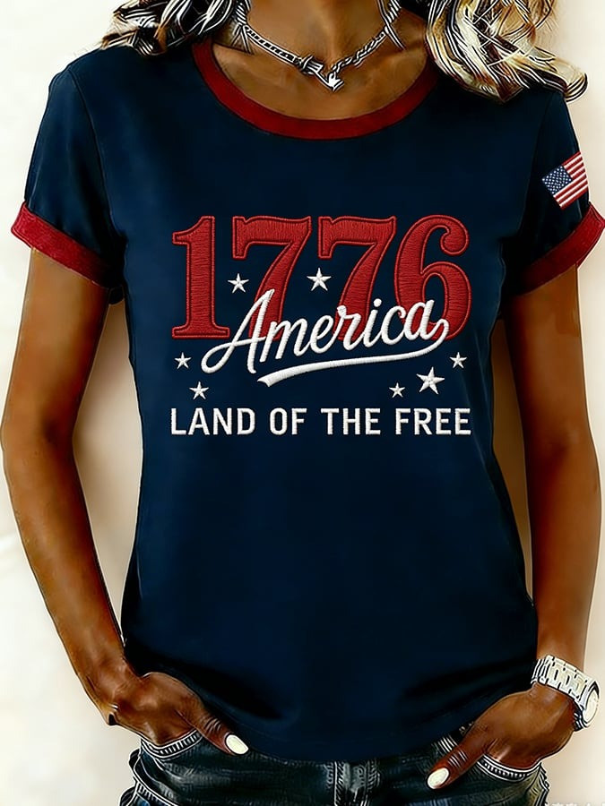 USA 250th Anniversary Merch Shirt Land of the Free Apparel Fourth of July Gift - Tradiviet - Image 2