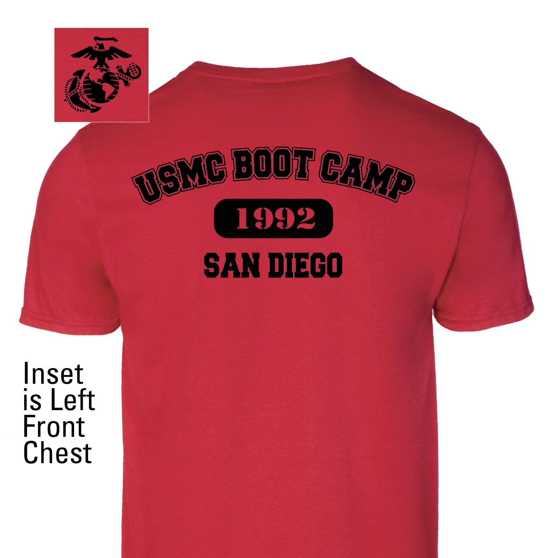 USMC Boot Camp T-Shirt Marine Corps San Diego Shirt USMC Boot Camp 1992 Shirt Military Gift - Tradiviet - Image 2