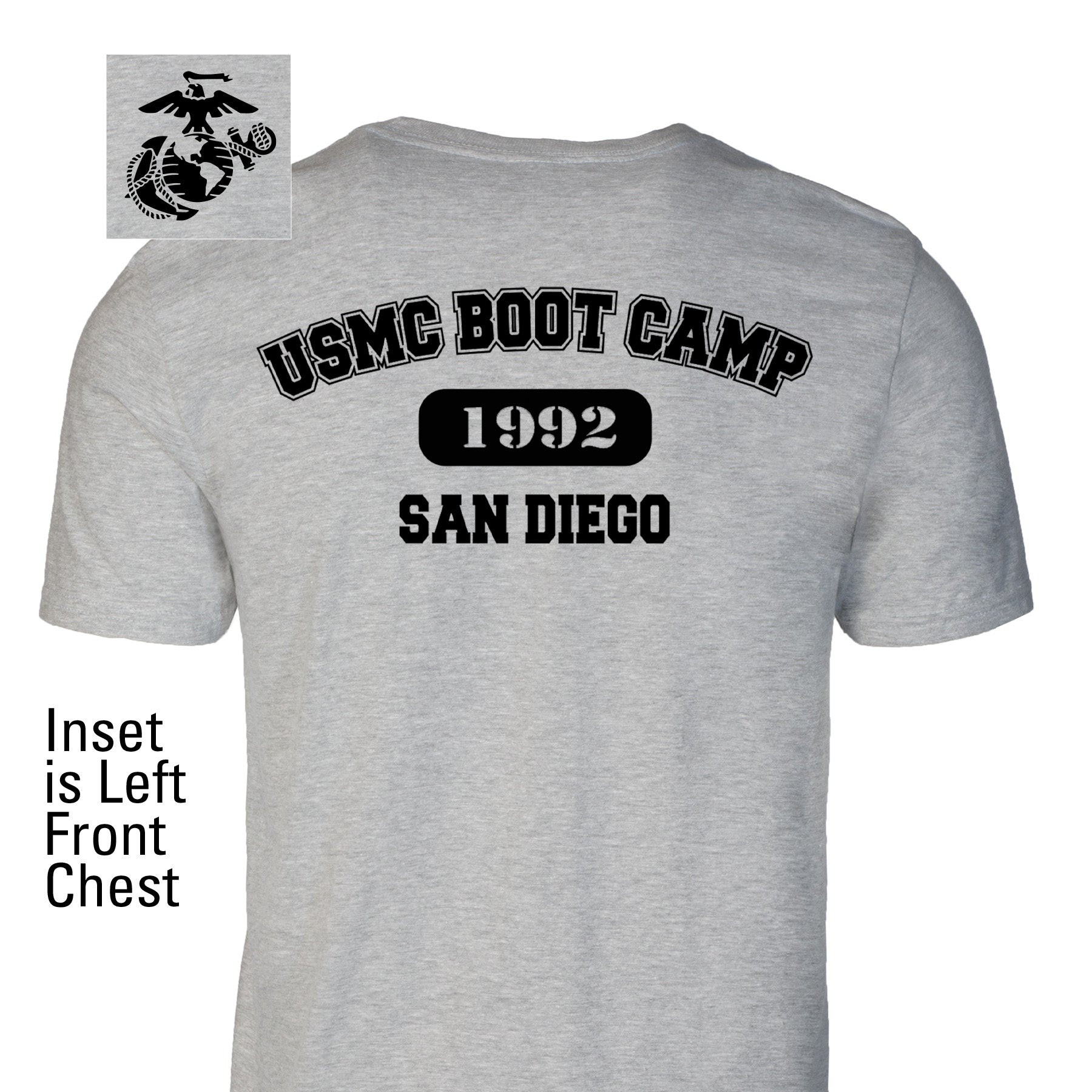USMC Boot Camp T-Shirt Marine Corps San Diego Shirt USMC Boot Camp 1992 Shirt Military Gift - Tradiviet - Image 3