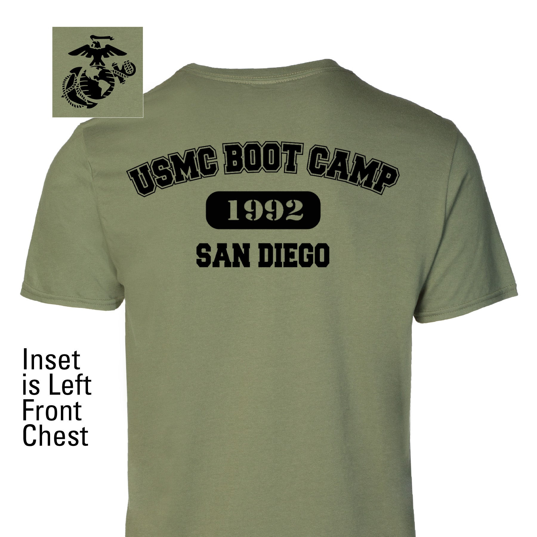 USMC Boot Camp T-Shirt Marine Corps San Diego Shirt USMC Boot Camp 1992 Shirt Military Gift - Tradiviet