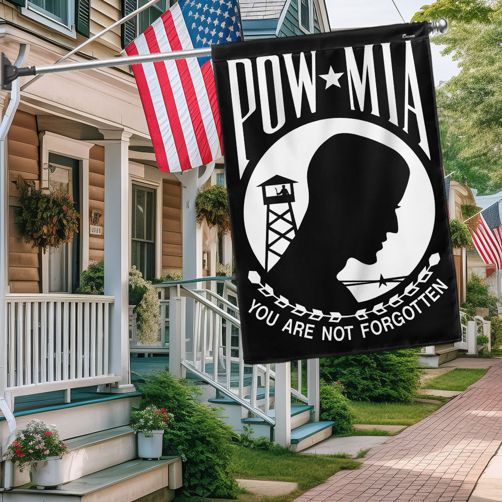 Veterans Day Flag You Are Not Forgotten POW MIA Flag Gift Ideas For Mom - Tradiviet