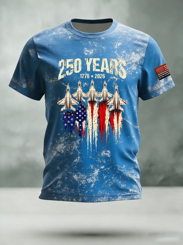 Vintage USA 250 Years Strong T-Shirt July 4 1776 July 4 2026 Clothing Gift For Men - Tradiviet