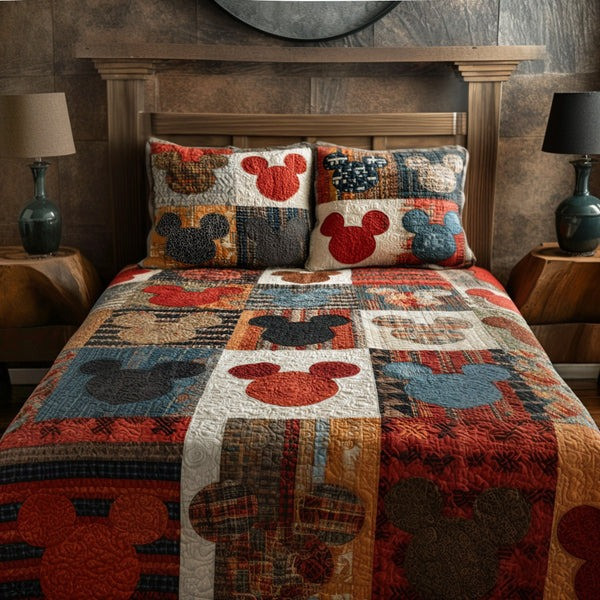 Warmhearted Traditions Quilted Bedding Set Decorative Winter Bedroom Gift for Home - Tradiviet