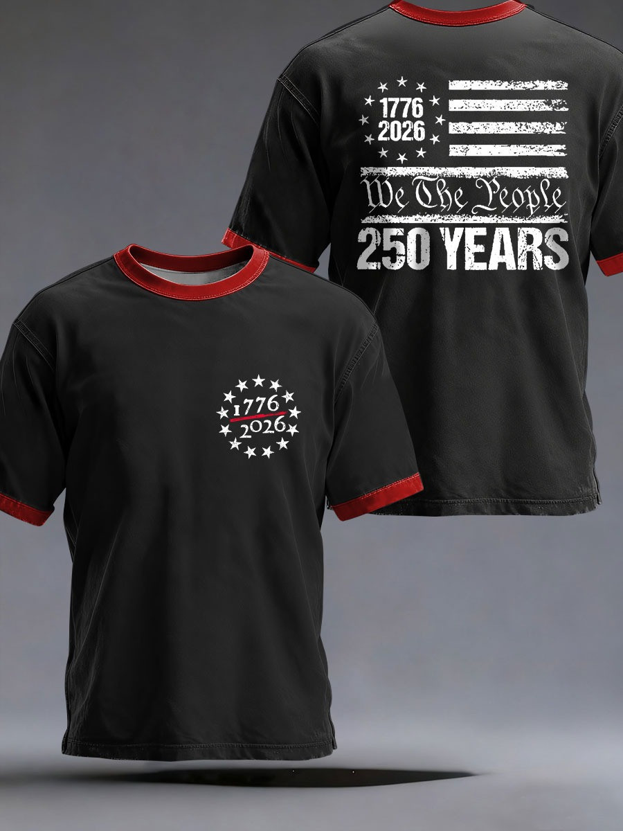 We The People 250 Years Shirt United States of America 1776-2026 Patriotic Gift - Tradiviet