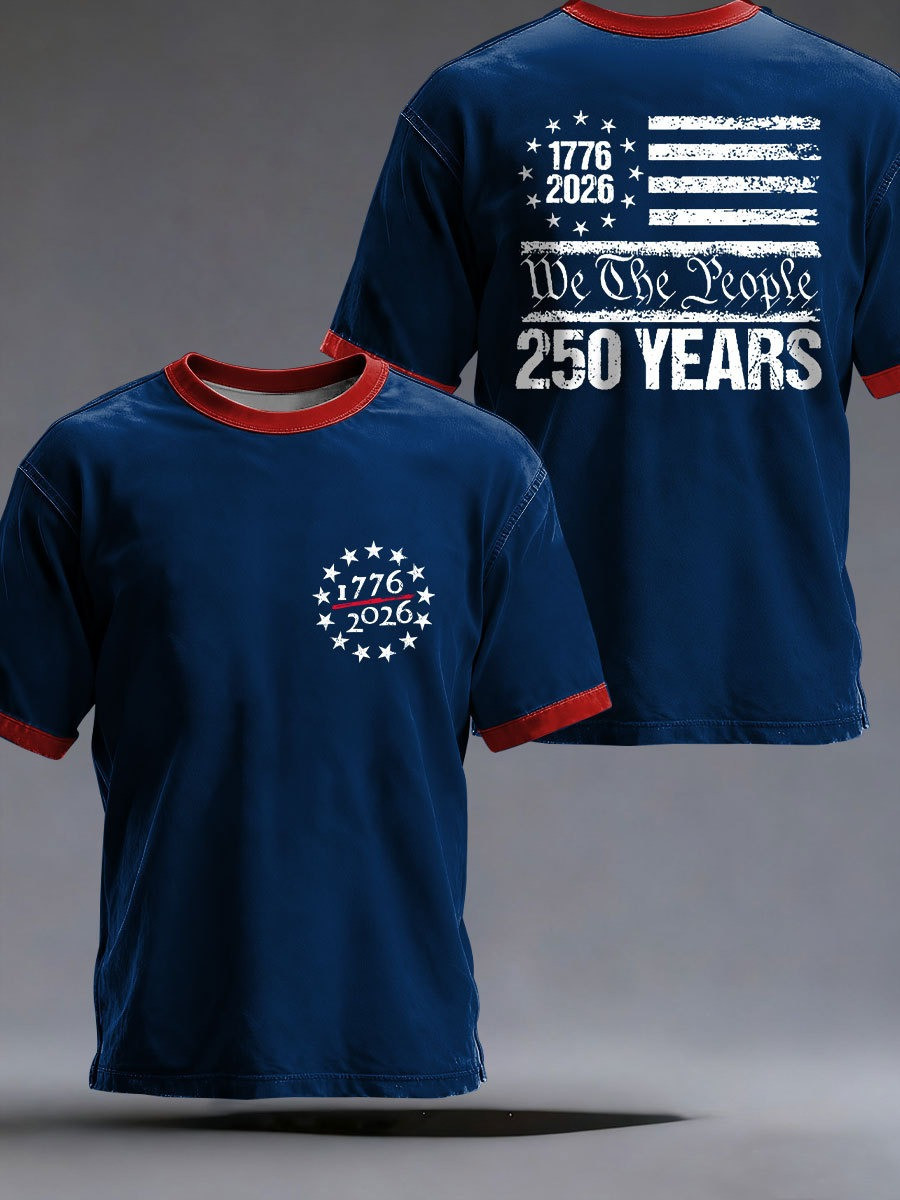 We The People 250 Years Shirt United States of America 1776-2026 Patriotic Gift - Tradiviet - Image 3