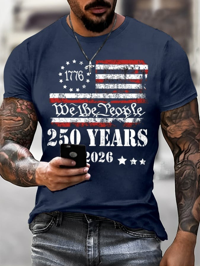 We The People Shirt 250th America Anniversary T-Shirt 1776 2026 Tribute Gift Ideas - Tradiviet - Image 2