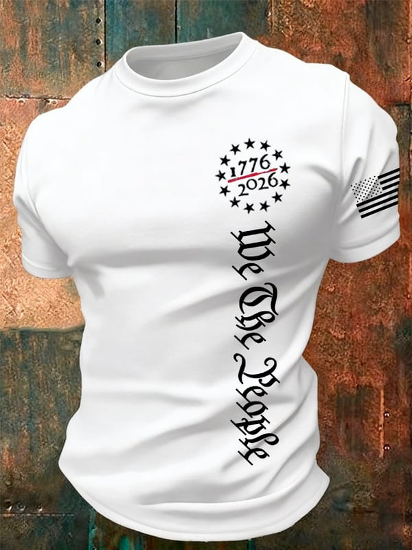 We The People T-Shirt Semiquincentennial 1776 2026 Clothing Gifts For Independence Day - Tradiviet - Image 2