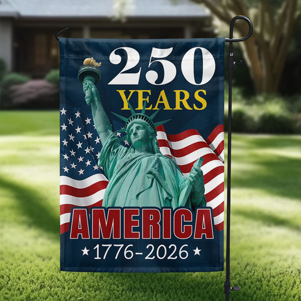 250 Years Of America United States Semiquincentennial Flag 1776 2026 USA Liberty Statues - Tradiviet