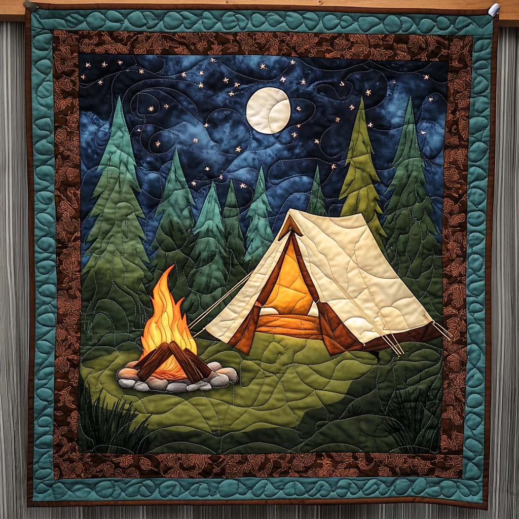 Adventure Camp Quilted Blanket Room Decorations Gift For Parents - Tradiviet
