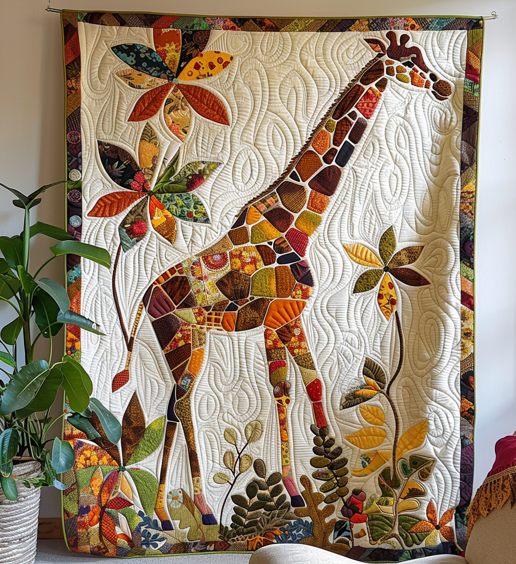 African Adventure Quilted Blanket 4Th Of July Present Gift For Men - Tradiviet