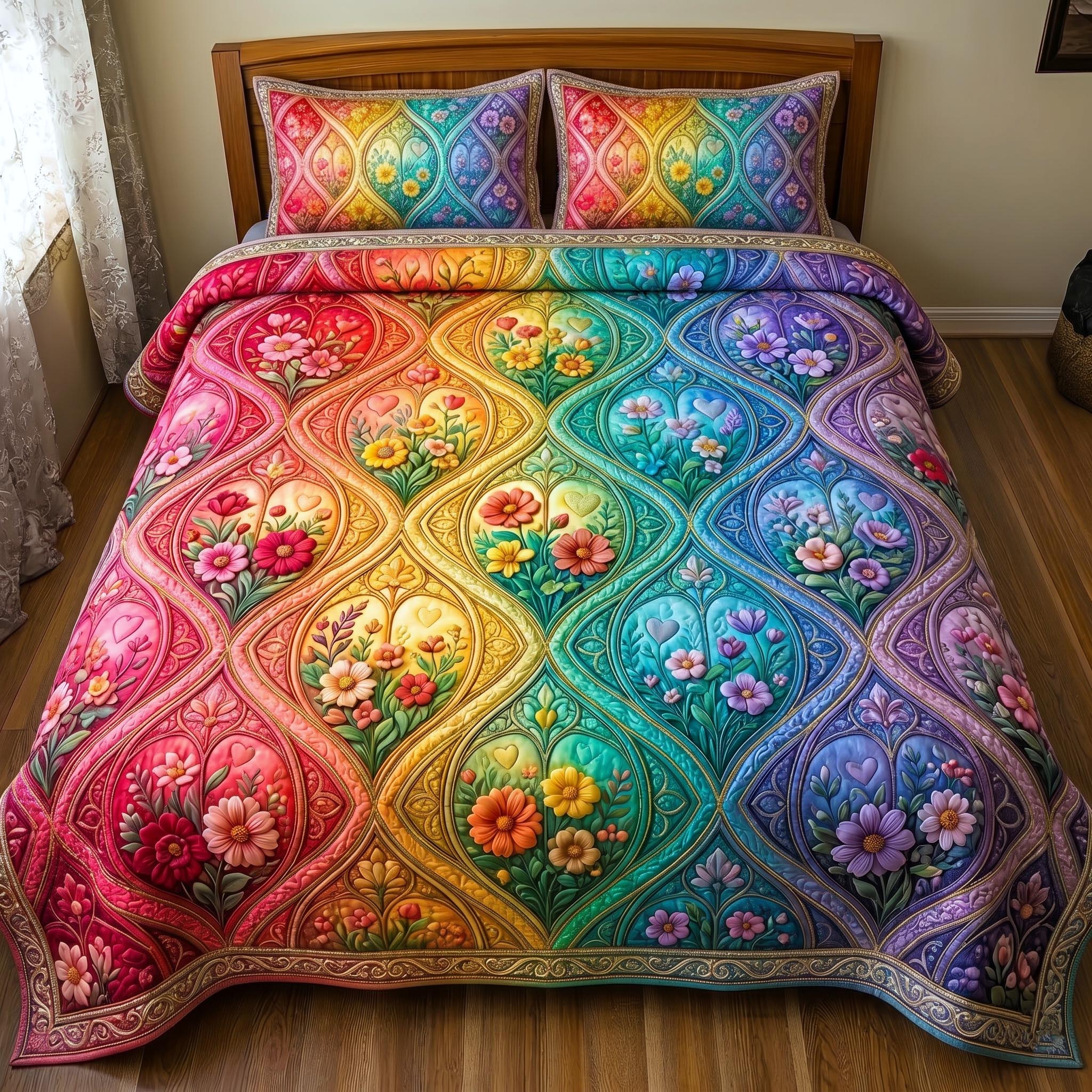 All Love Belongs Quilted Bedding Set All Love Elegant Gift For All Love - Tradiviet