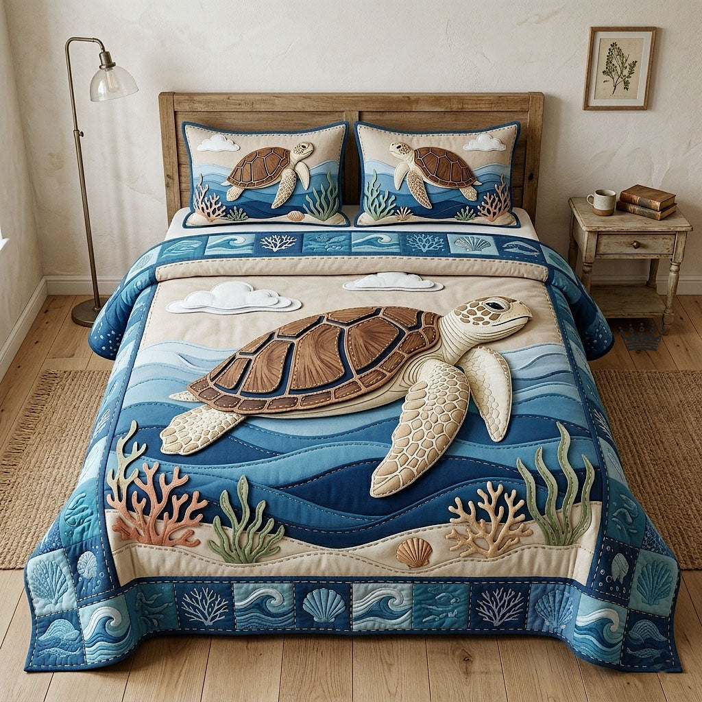 Aloha Breeze Quilted Bedding Set Aloha Breeze Grace Gift For Aloha Fans - Tradiviet