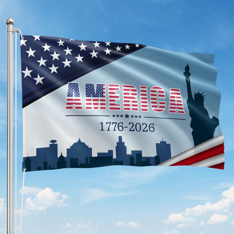 America 250Th Anniversary Semiquincentennial Flag 1776-2026 Patriotic Unique Veteran Gifts - Tradiviet